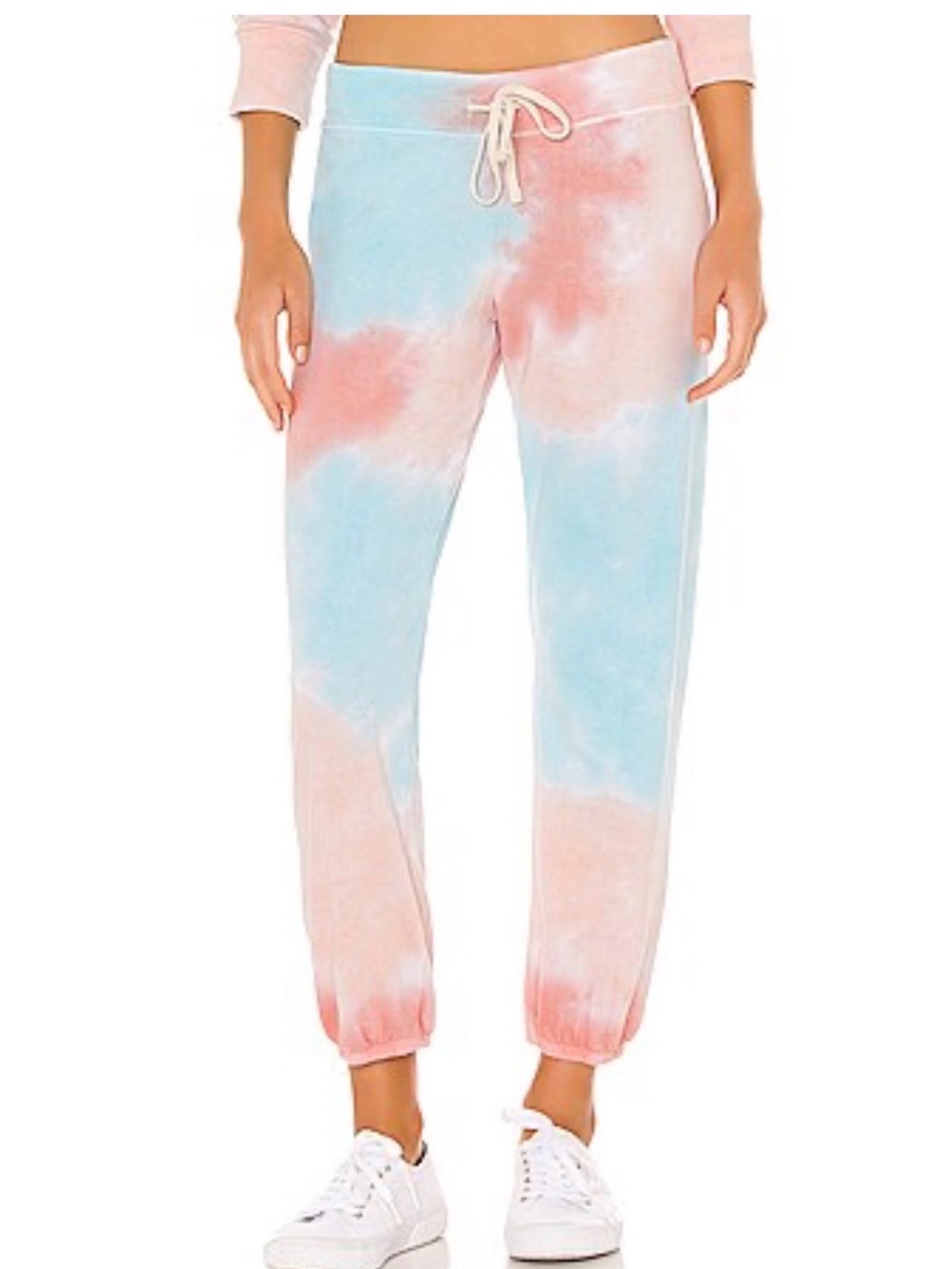Sundry Pink & Light Blue Tie-Dye Kids Joggers